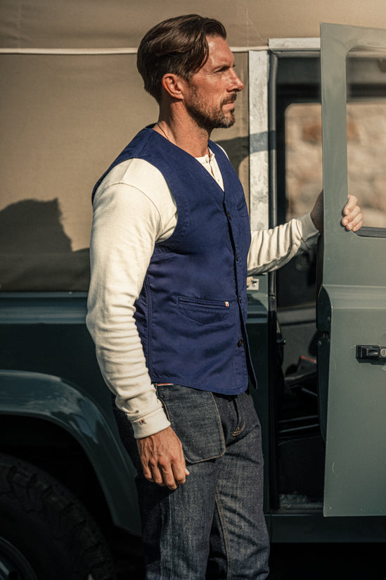 Watson Waistcoat Midnight Blue