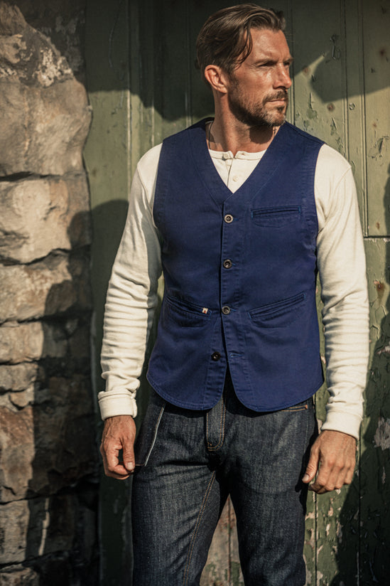 Watson Waistcoat Midnight Blue