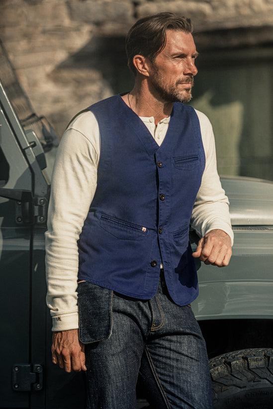 Watson Waistcoat Midnight Blue