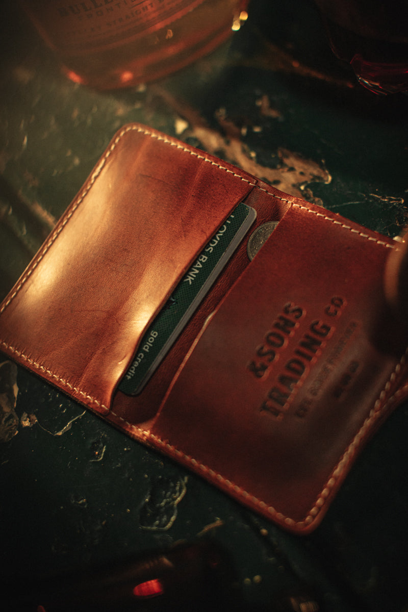 『Hollywood Wallet BROWN』 Good Art Hollywood Army Navy Surplus Wallet Natural Brown