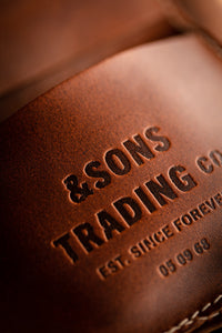 &SONS The Hustler Wallet Brown Leather