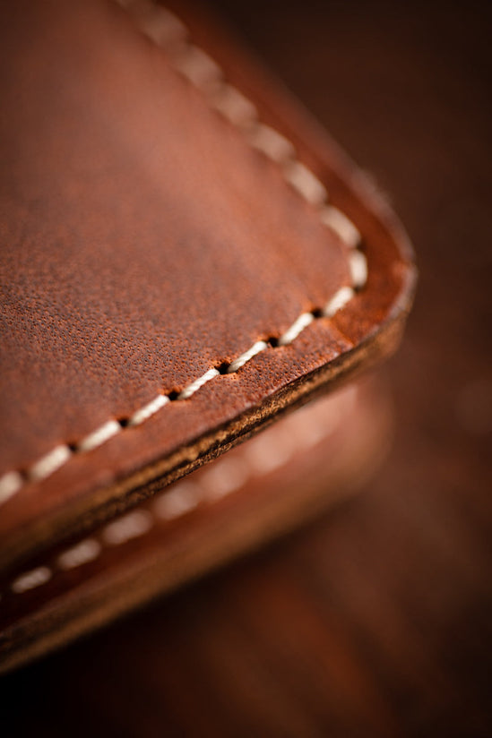 &SONS The Hustler Wallet Brown Leather