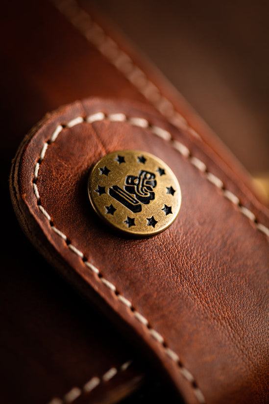 &SONS The Hustler Wallet Brown Leather