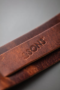 Leather Watch / Wrist Cuff Brown