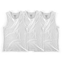 White Vests Pack – 3x White