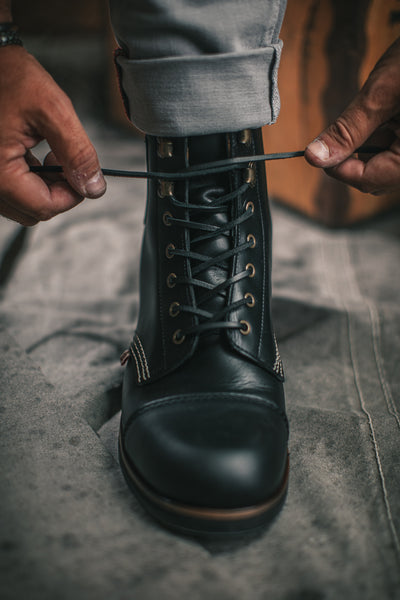 &SONS Leather Boots | Vintage Style Unisex Hand Made Leather Boots