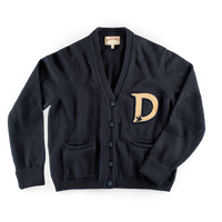 Damsons College Cardigan Navy