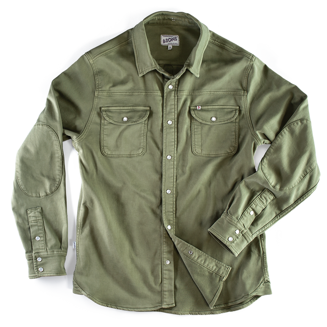 Sunday Shirt Army Green - Main Image