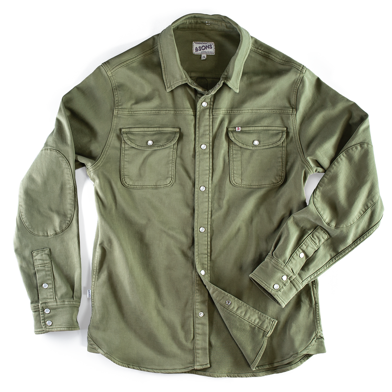 Sunday Shirt Army Green – &SONS
