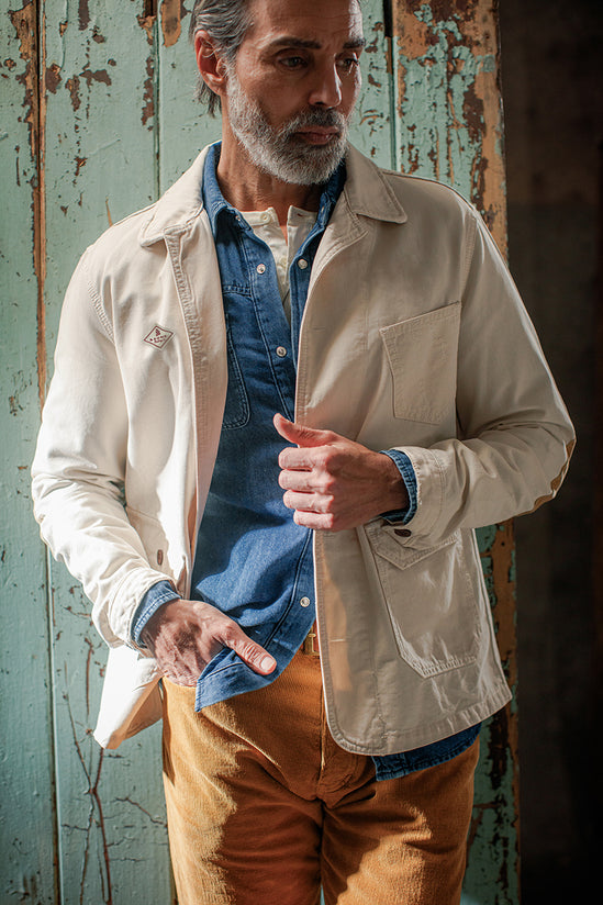 &SONS Carver Jacket Ecru