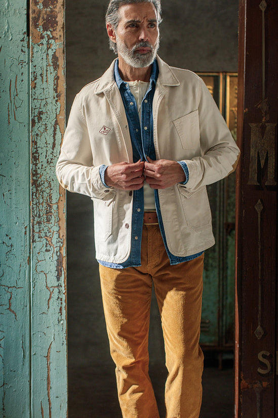 &SONS Carver Jacket Ecru