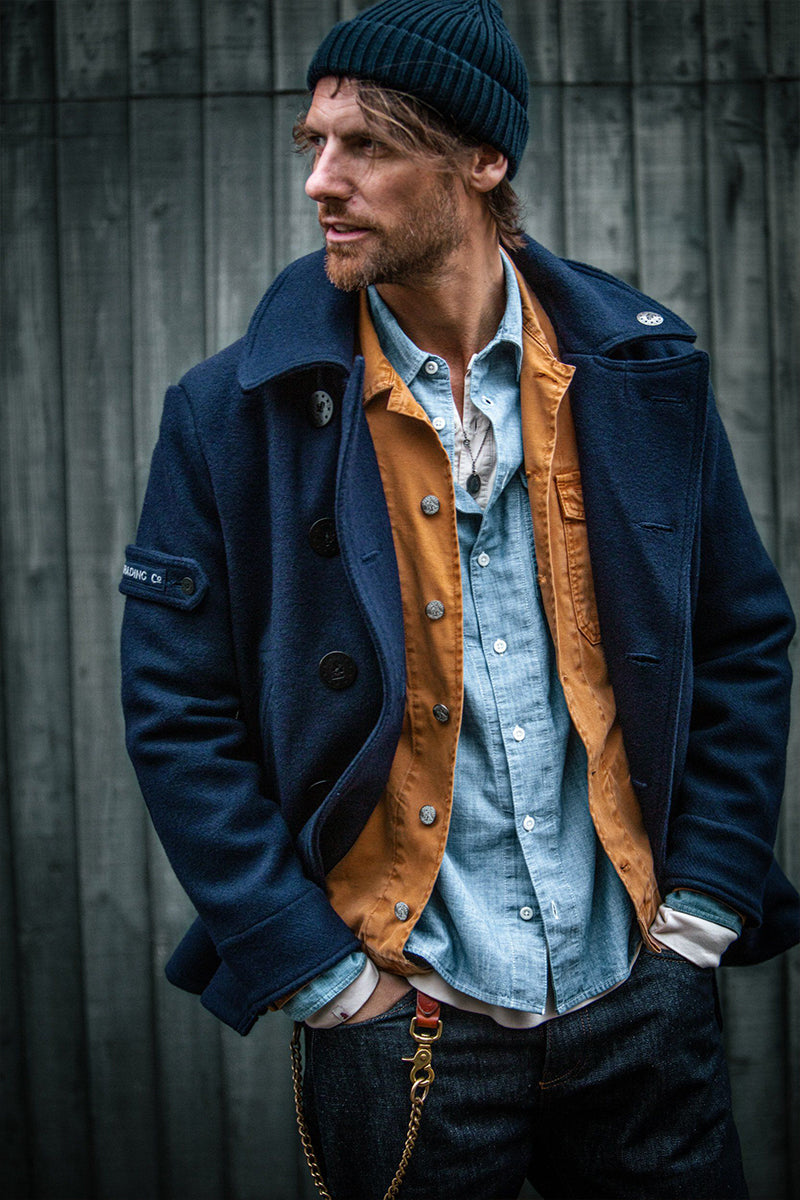 Blue hotsell canvas jacket