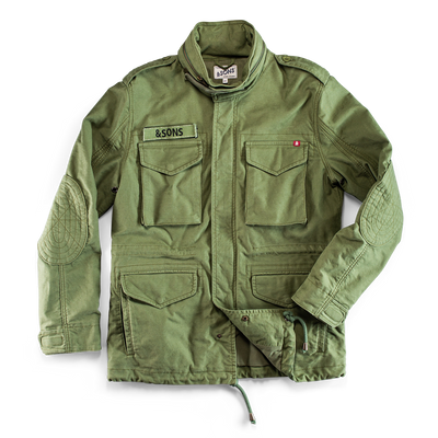 Army patch jacket hotsell