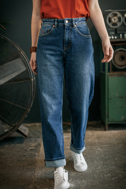 Damsons Beau Jeans Mid Blue