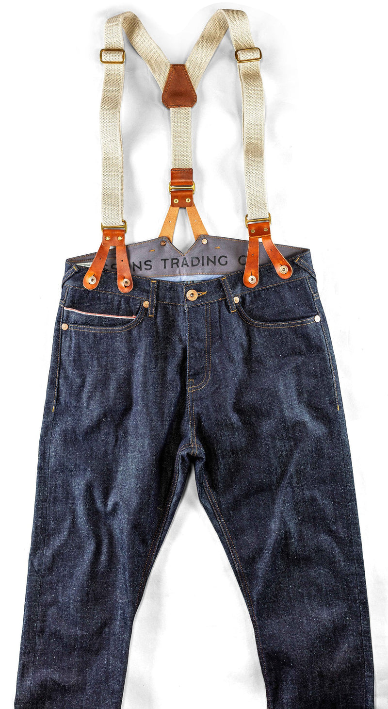 The New Frontier 14oz Selvedge Anti-bac Raw Denim Jeans – &SONS