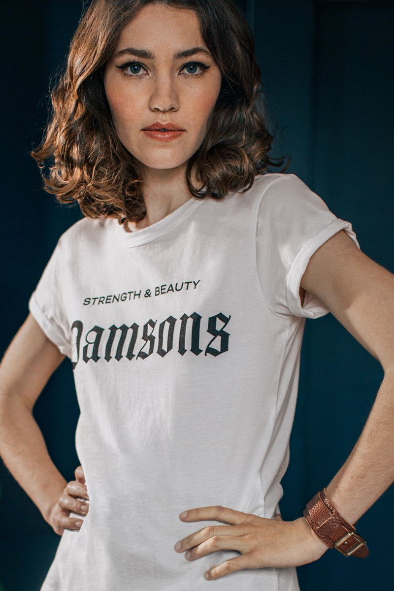 Damsons Leather Wrist Cuff Tan