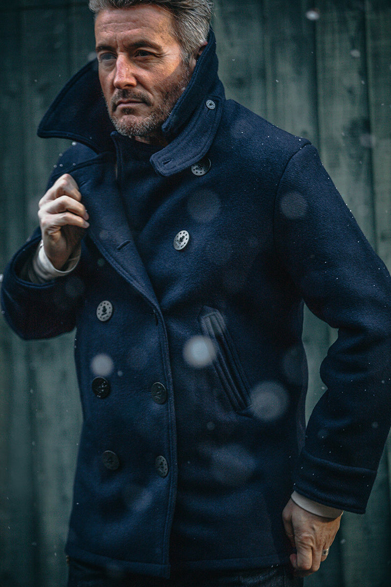 Double shop breasted peacoat