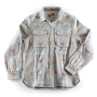 Damsons Cabin Shirt Pearl Blue