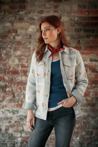 Damsons Cabin Shirt Pearl Blue