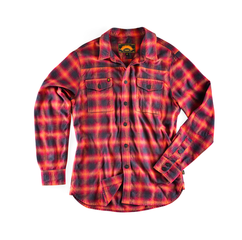 Long red flannel clearance shirt