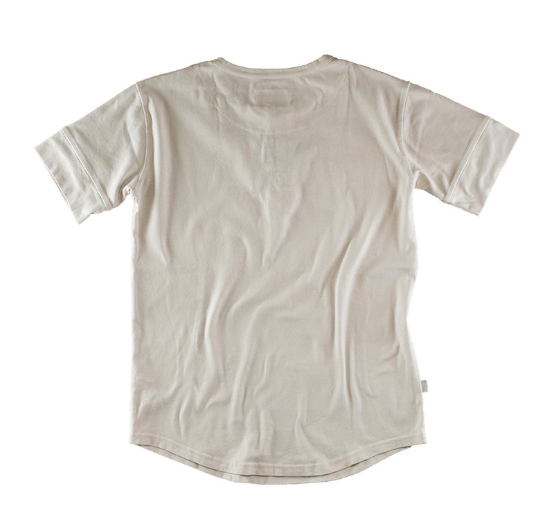The New Elder Henley Short Sleeve Shirt Raw – &SONS