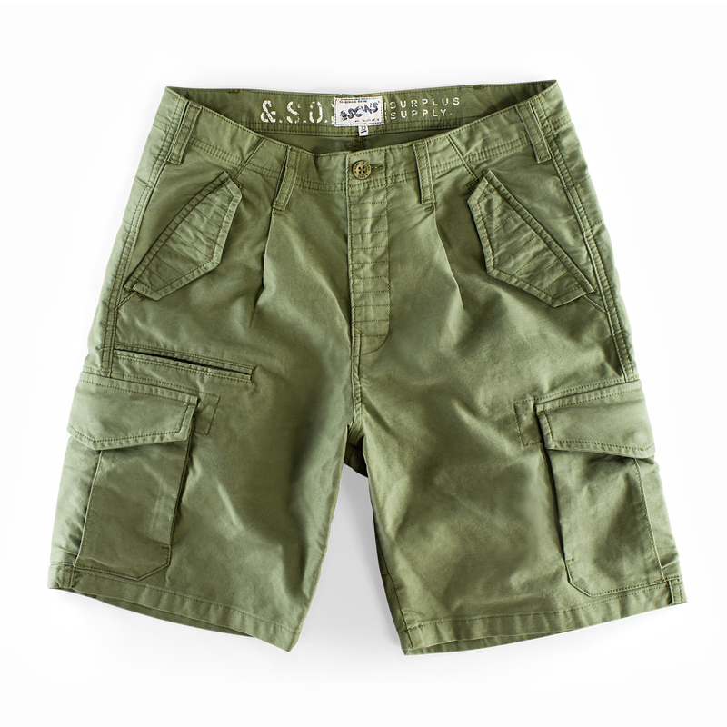 SONS Surplus Army Shorts Green