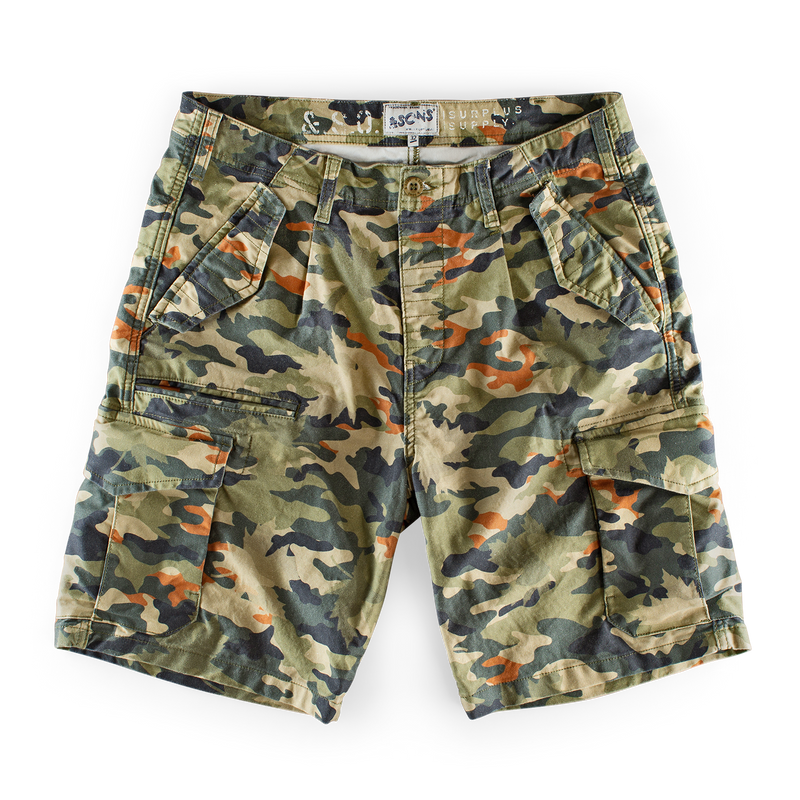 &SONS Surplus Army Shorts Camo