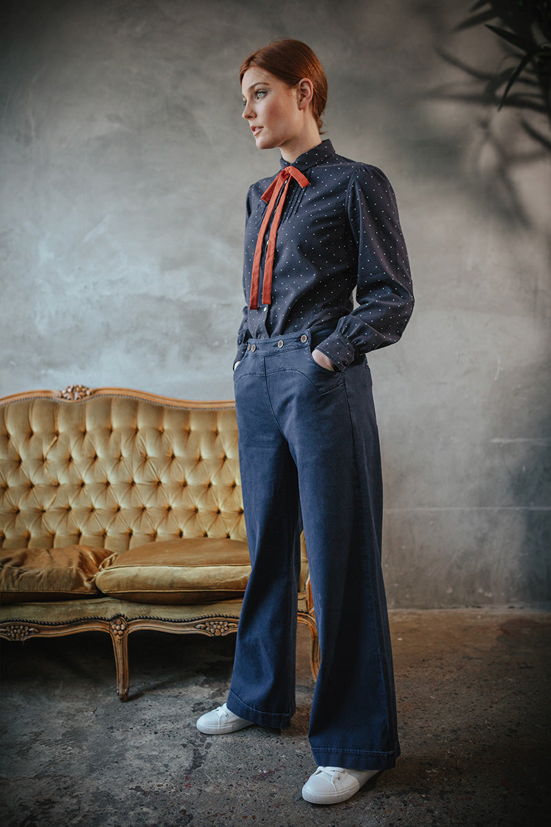 Damsons Landgirl Trousers Navy