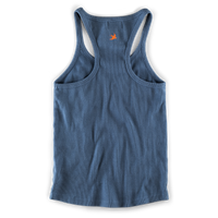 Damsons Tank Racer Vest Indigo