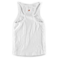 Damsons Tank Racer Vest White